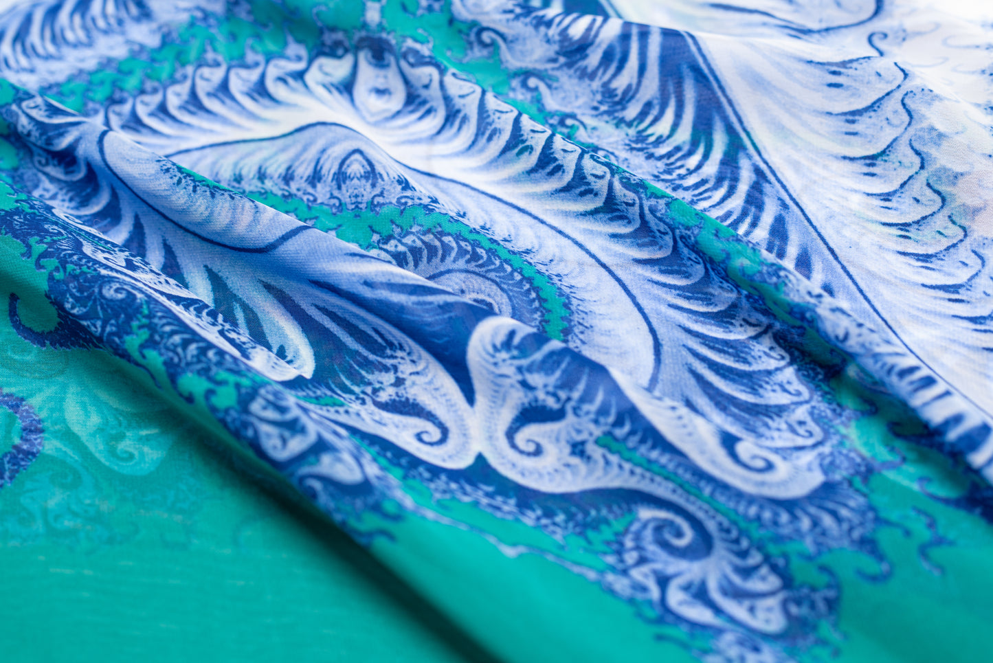 Ocean Breeze Printed Kaftan Top