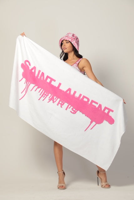 Graffiti Logo Beach Towel