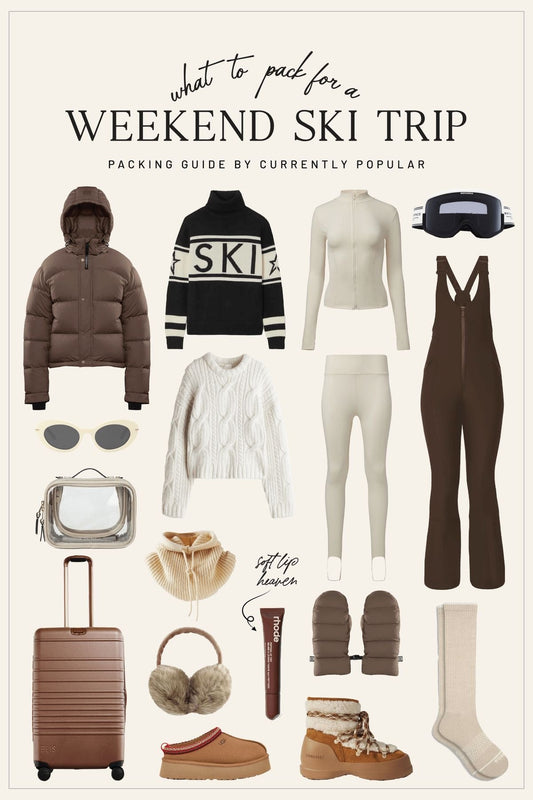 What to Pack for a Weekend Ski Trip (Modern Muse Edition)