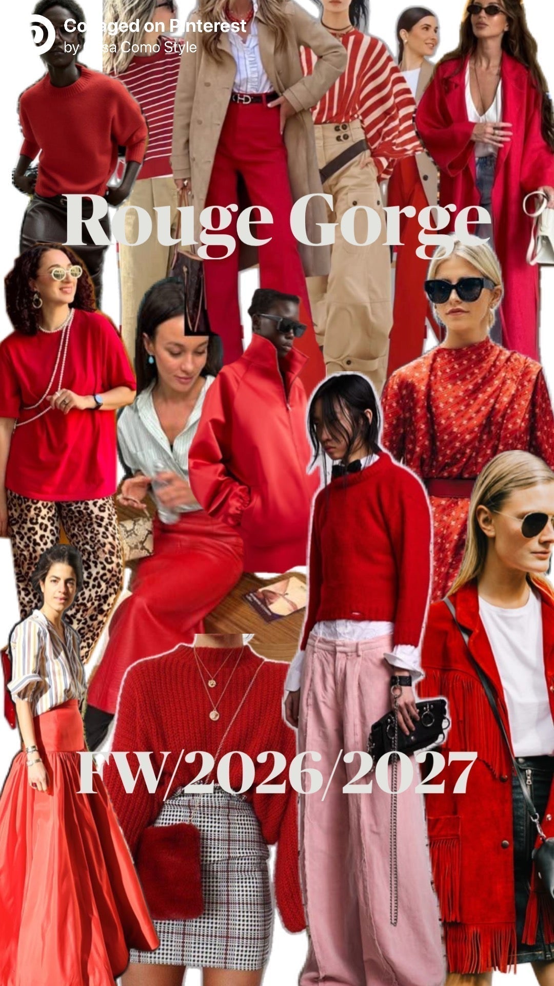 Red Trousers Trend FW26: How to Wear Red Pants | Casa Como