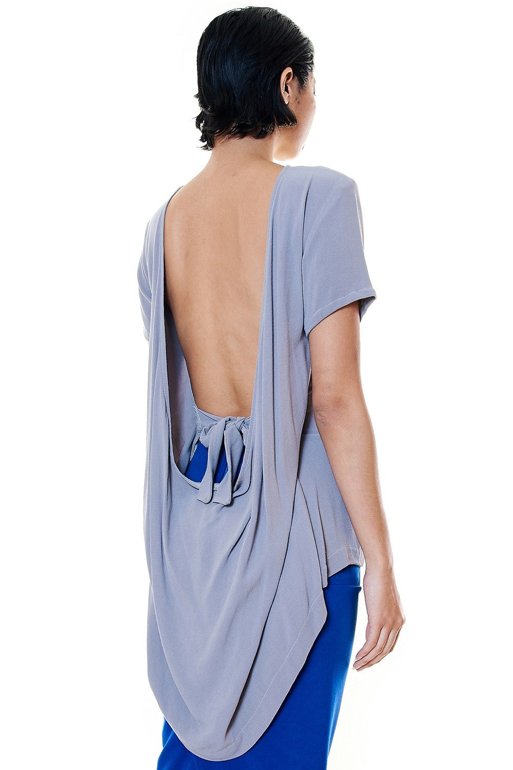 Low Back Drape Top - casacomostyle