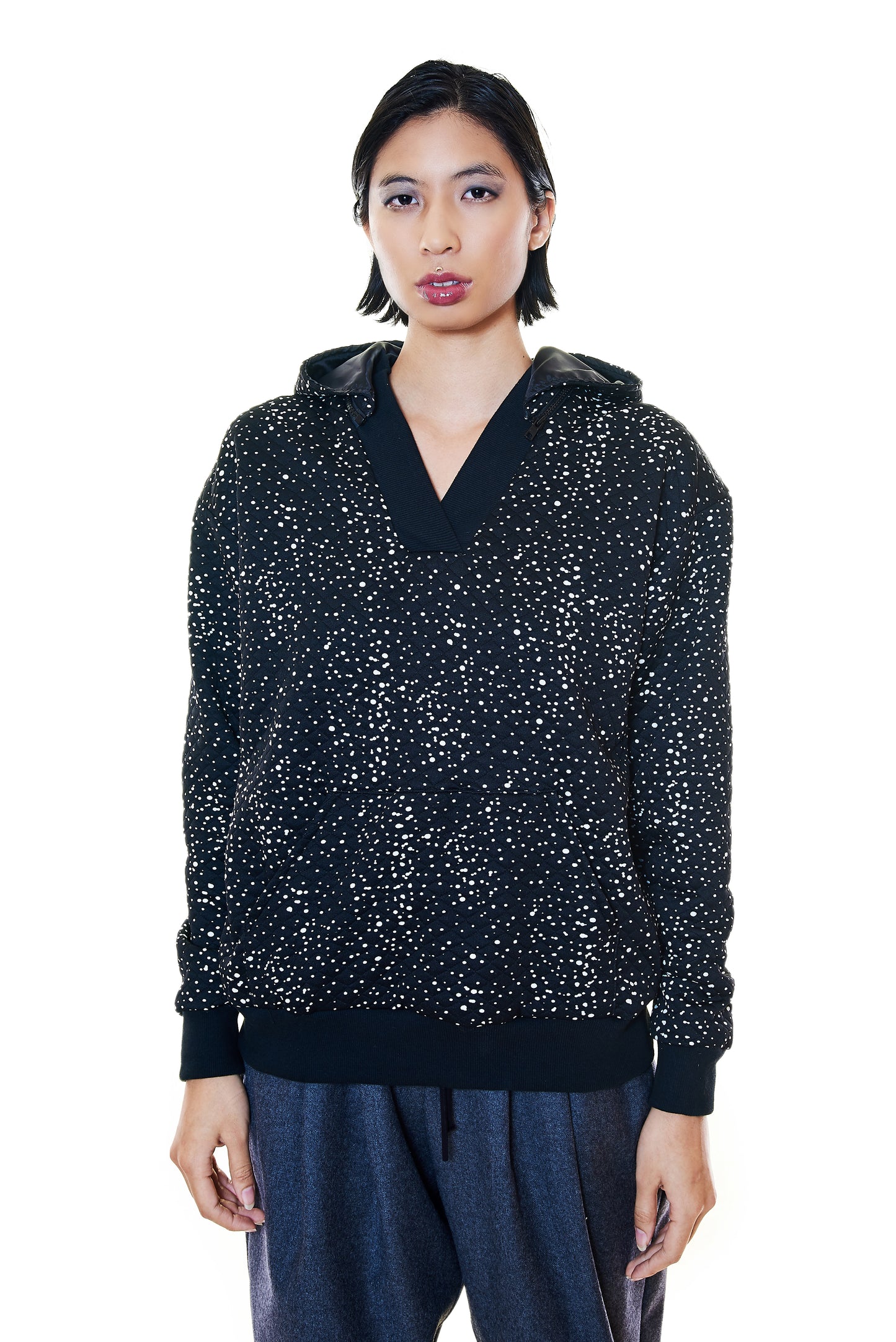 Polka Dot Hoodie - casacomostyle