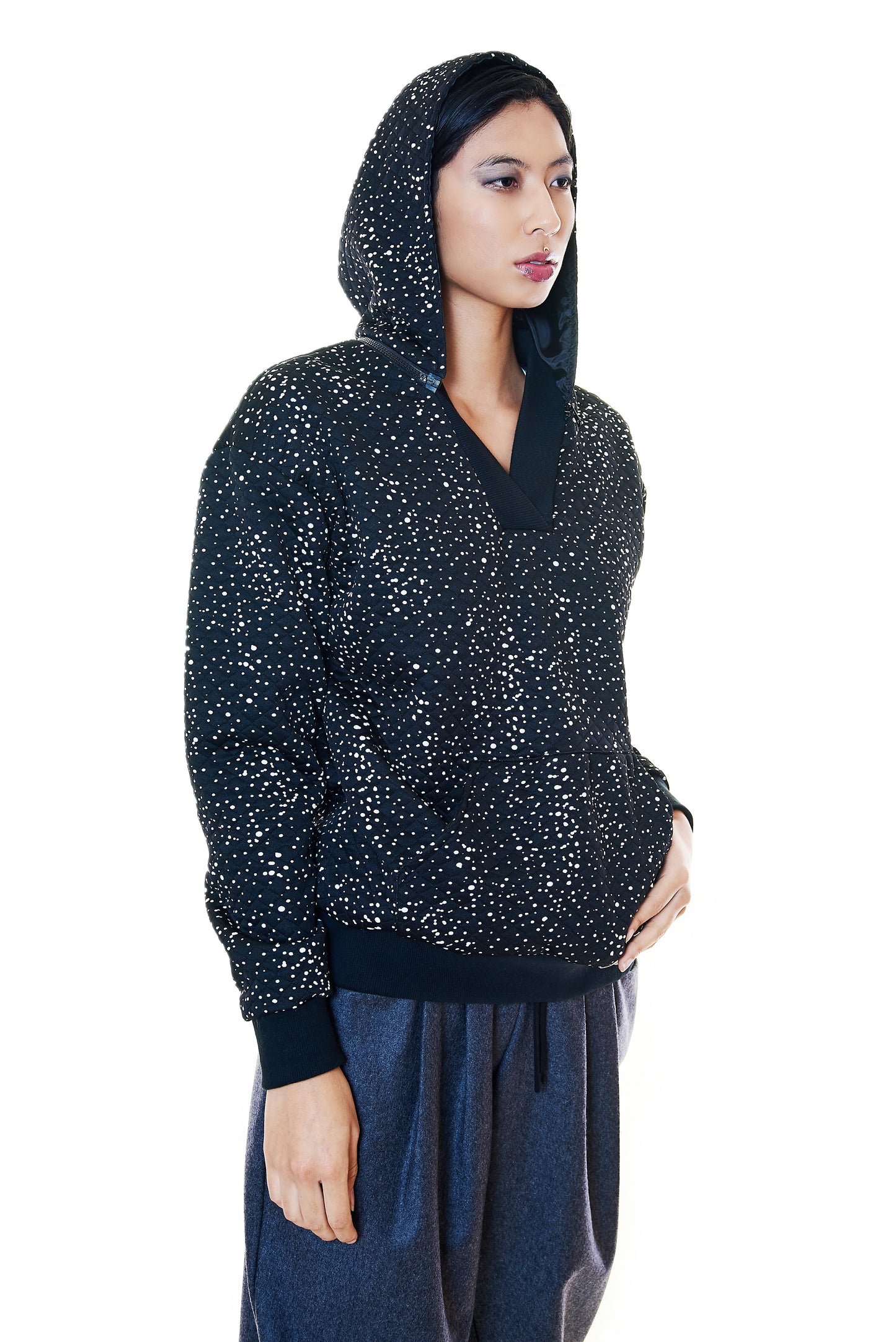 Polka Dot Hoodie - casacomostyle