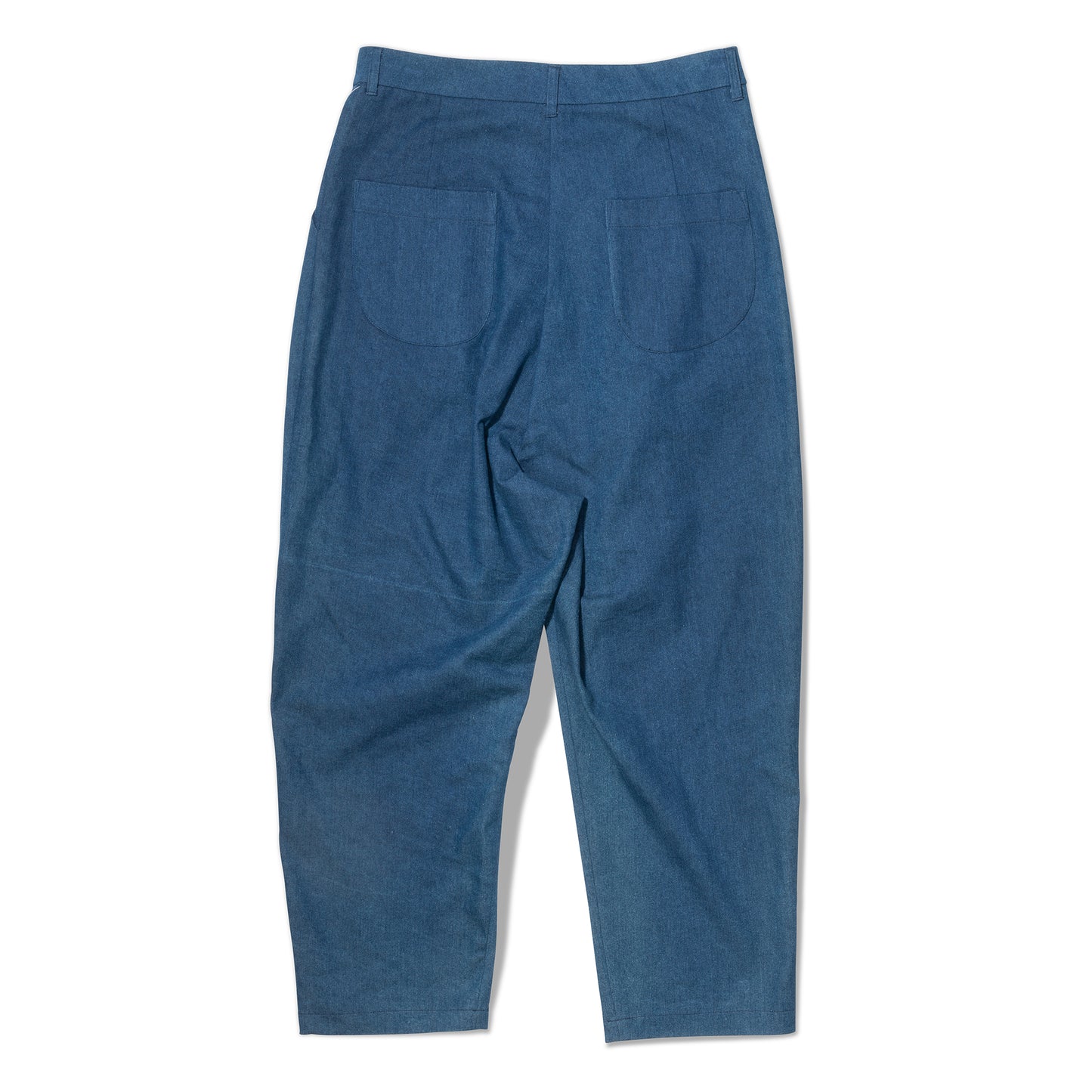 Denim Crepe Trouser