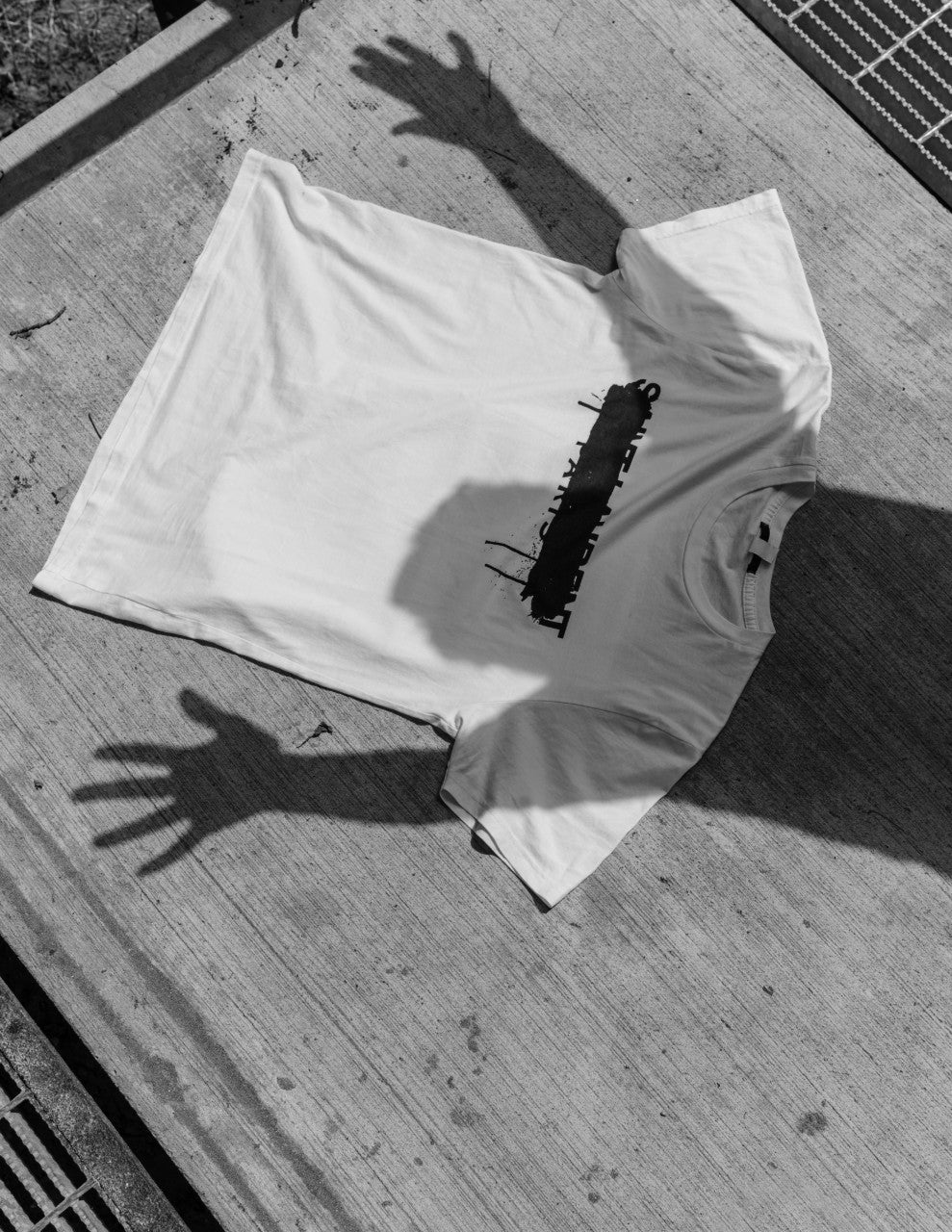 SAINT LAURENT CROSS TEE SHIRT